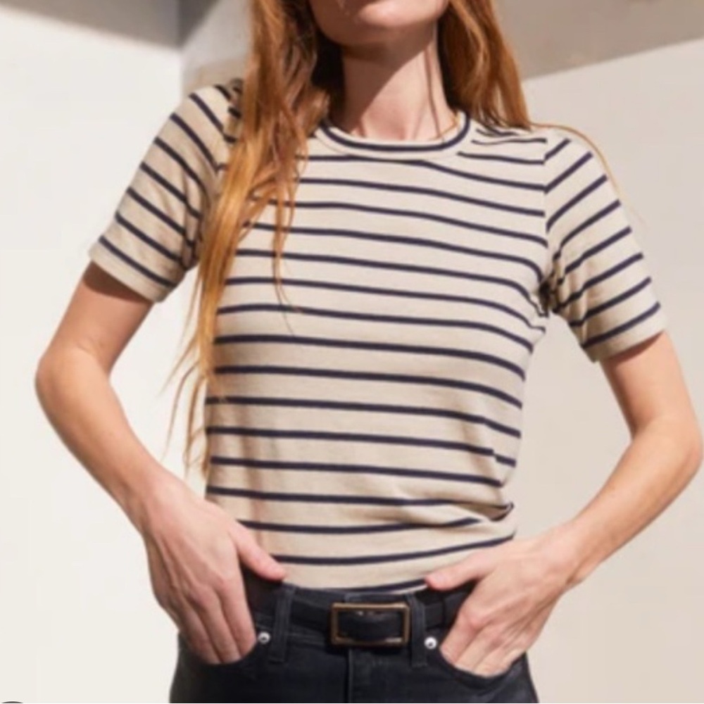 ✨ AYR Striped Matinee Tee